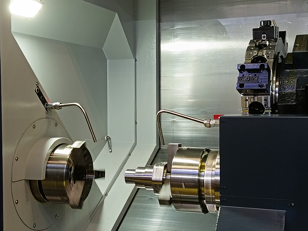 Dual-Spindle CNC Lathe